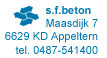 Contact gegevens sf beton.
